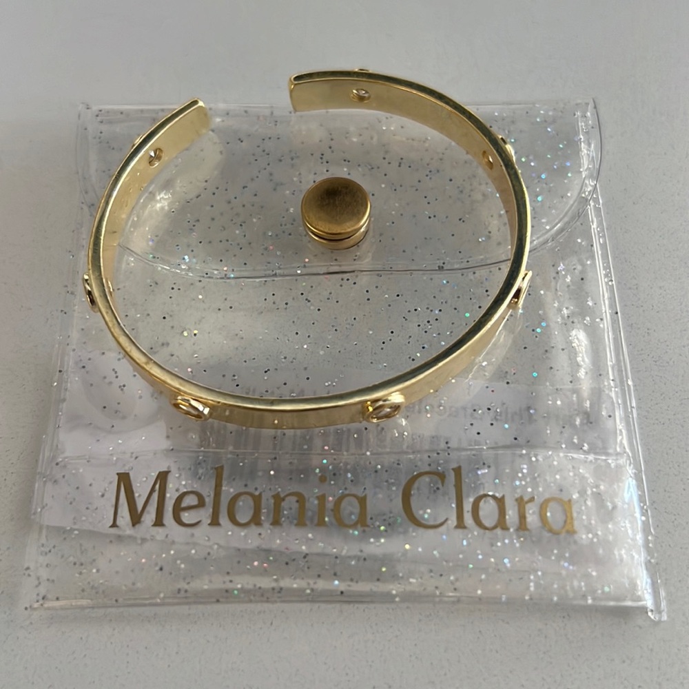 Cart this bracelet - liquid metallic vanilla NWT